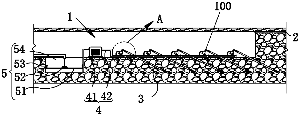 Tunnel excavation construction method of completely weathered granite shallow-buried water-rich layer milling excavator