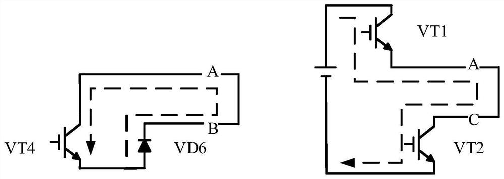 A sensorless brushless DC motor freewheeling interference compensation method