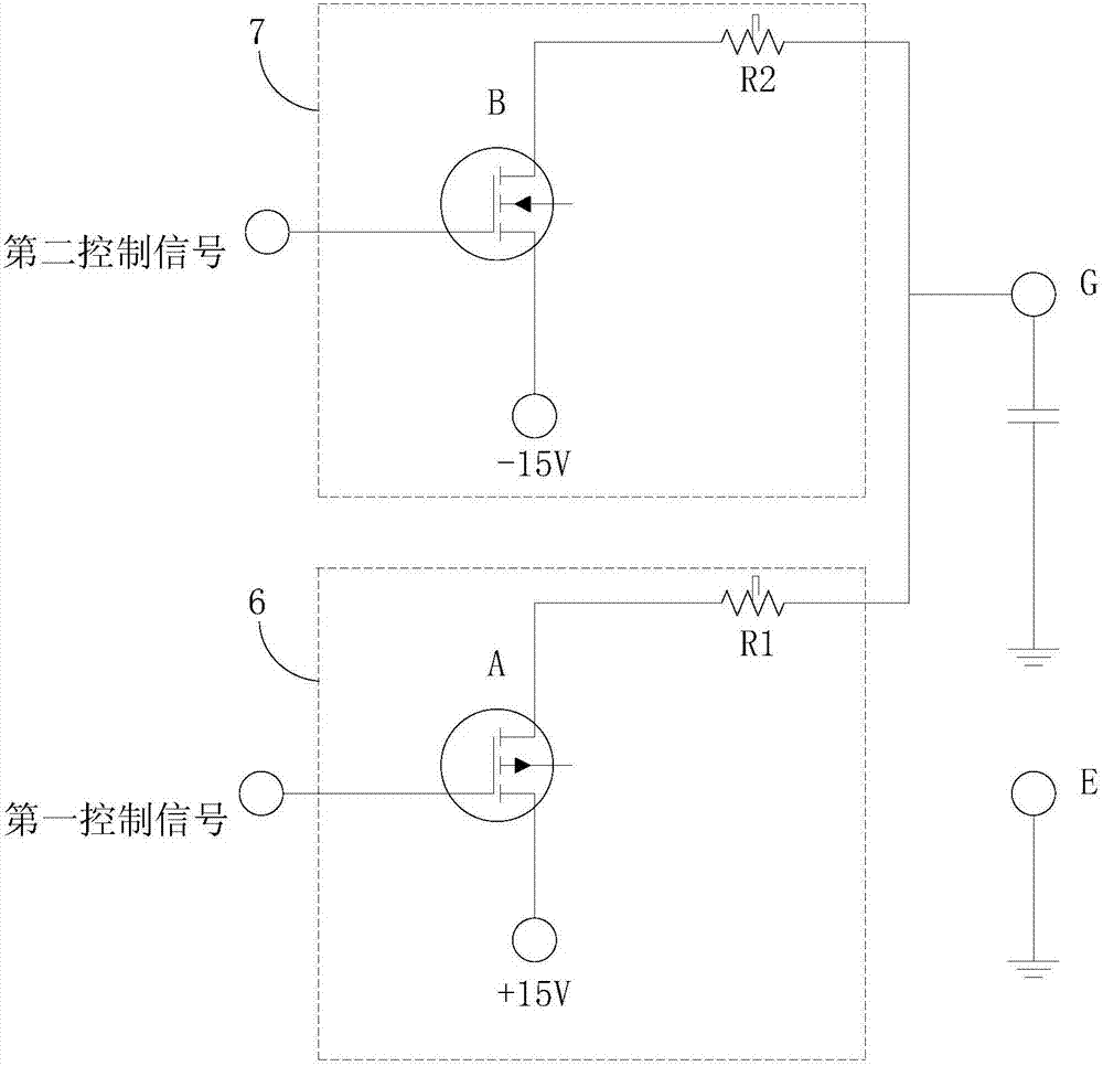 IGBT driving device and system