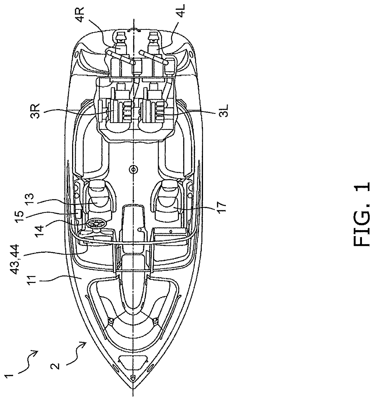 Boat and control method for same