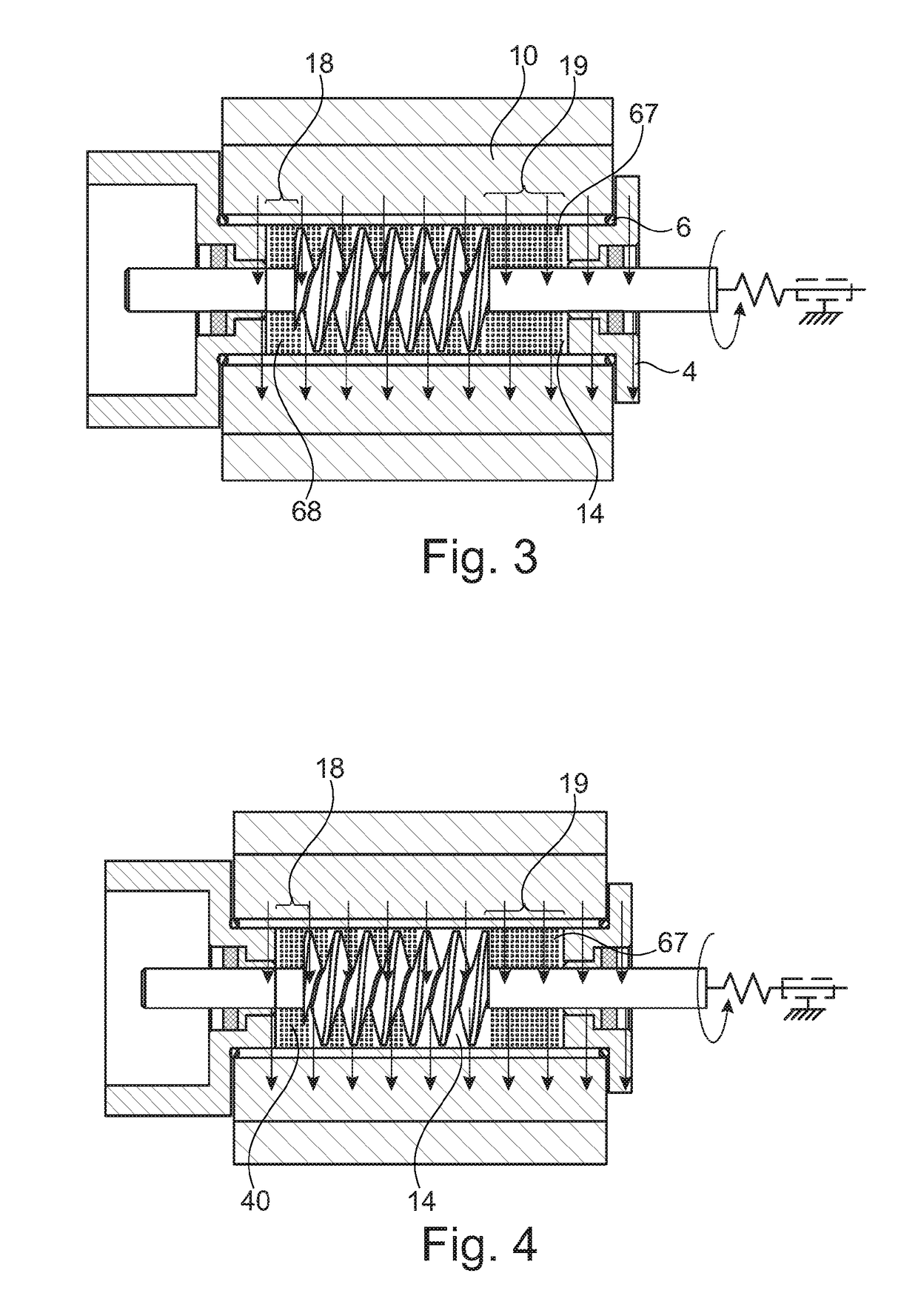 Magnetorheological actuator having a rotationally driven threaded spindle and clutch having an actuator