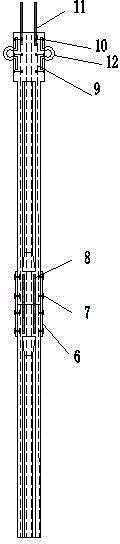 Method for improving integral type bridge abutment sustaining pile stress performance by H-shaped concrete pile