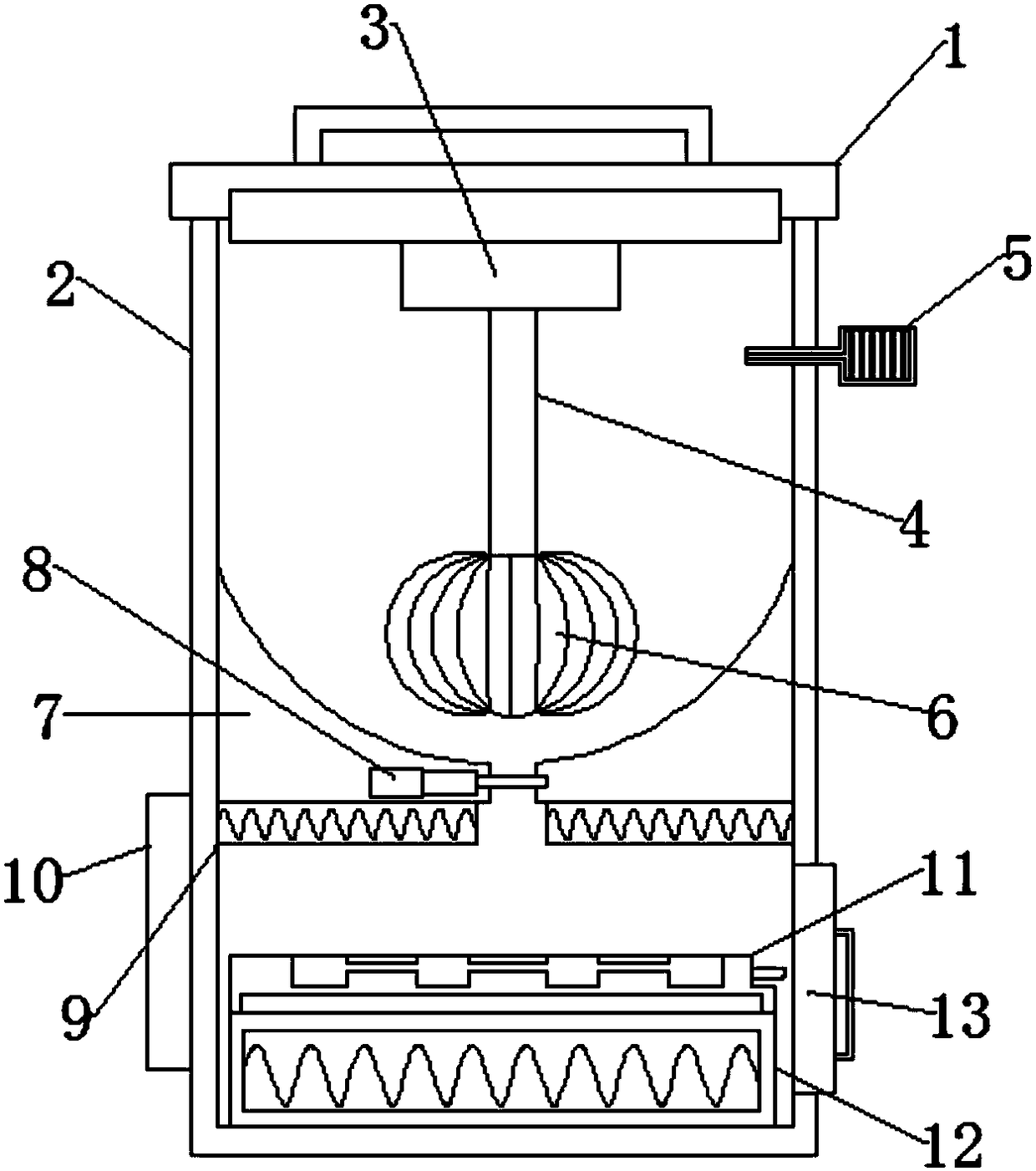 Device for making egg cake