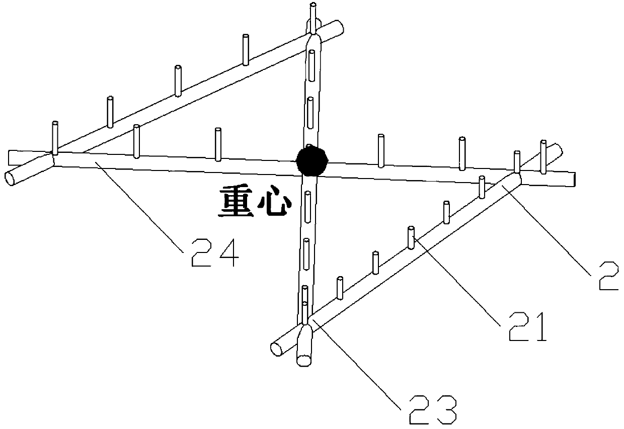 Anti-deformation structure and hoisting method for hoisting hyperbolic grid structure