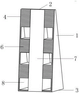 Wedge-shaped base leveling device