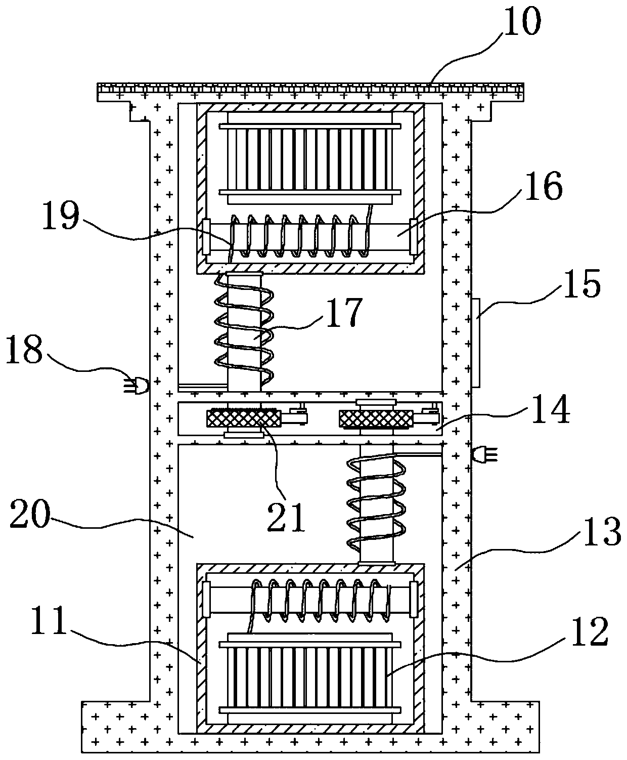 Multifunctional charging device based on parking space installation