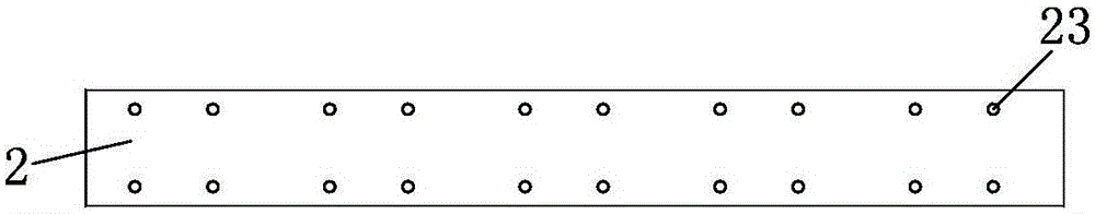 The supporting transfer part of the internal support system of the foundation pit support