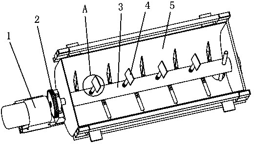 Paddle structure of adapter module