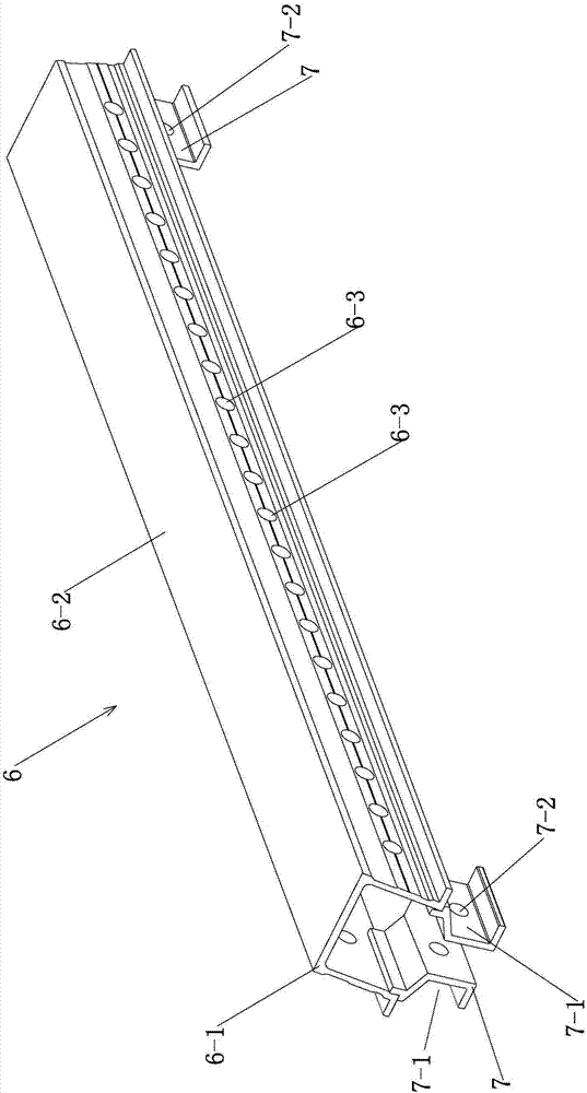 Aluminum alloy formwork keel structure and construction method thereof