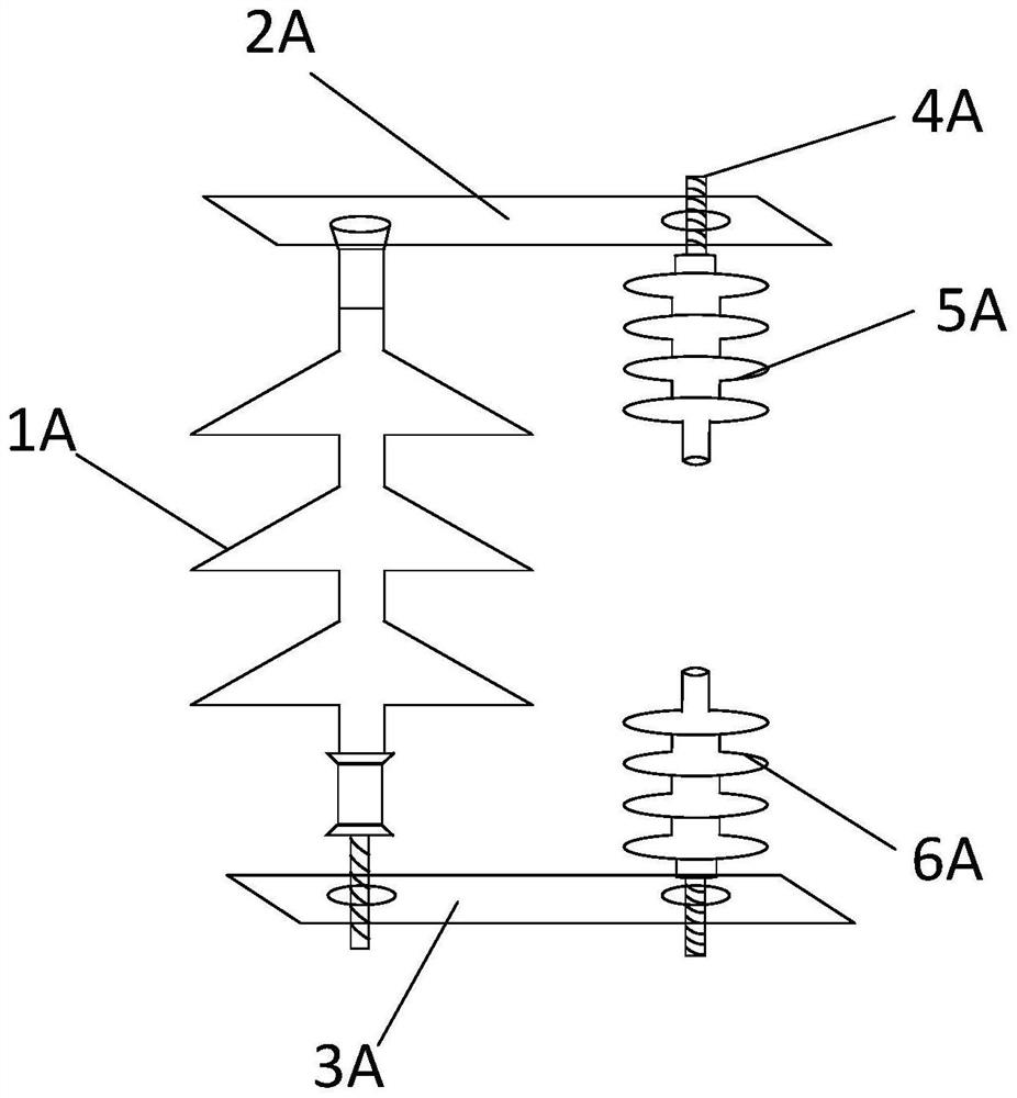 Single-recoil counter-blowing arc extinguishing device