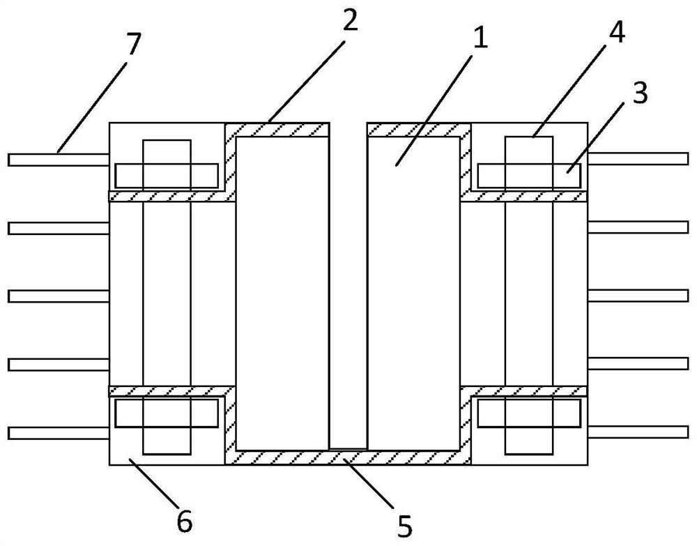 Single-recoil counter-blowing arc extinguishing device