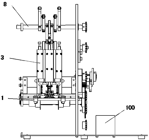 Full-automatic resistor bending machine and resistor bending method