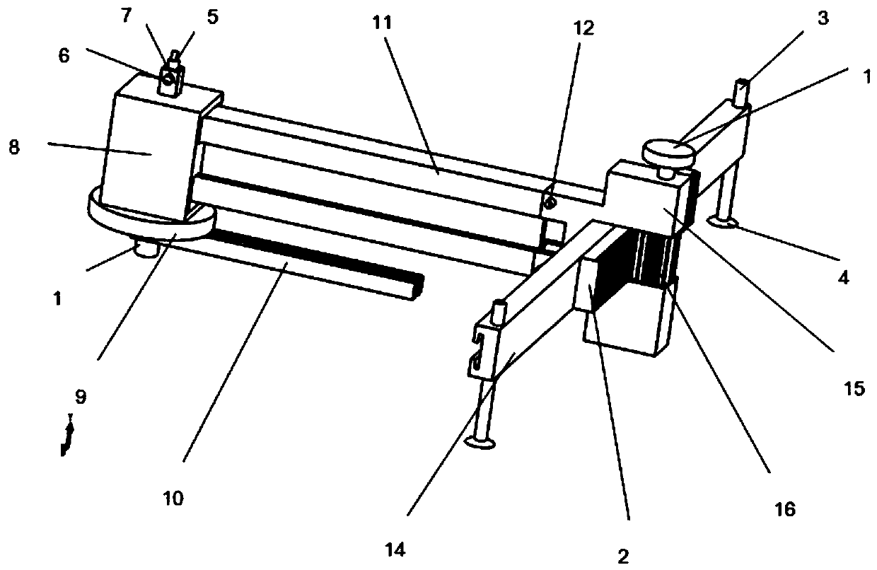 Multifunctional glass cutting device