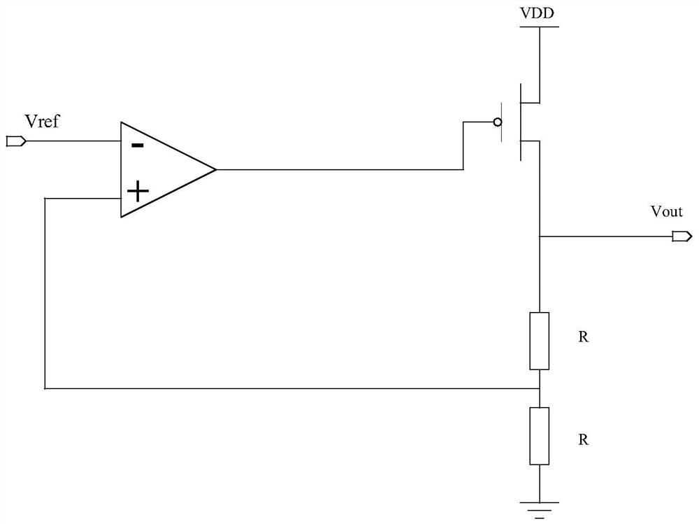 LDO circuit based on R2R_VDAC module and electronic equipment