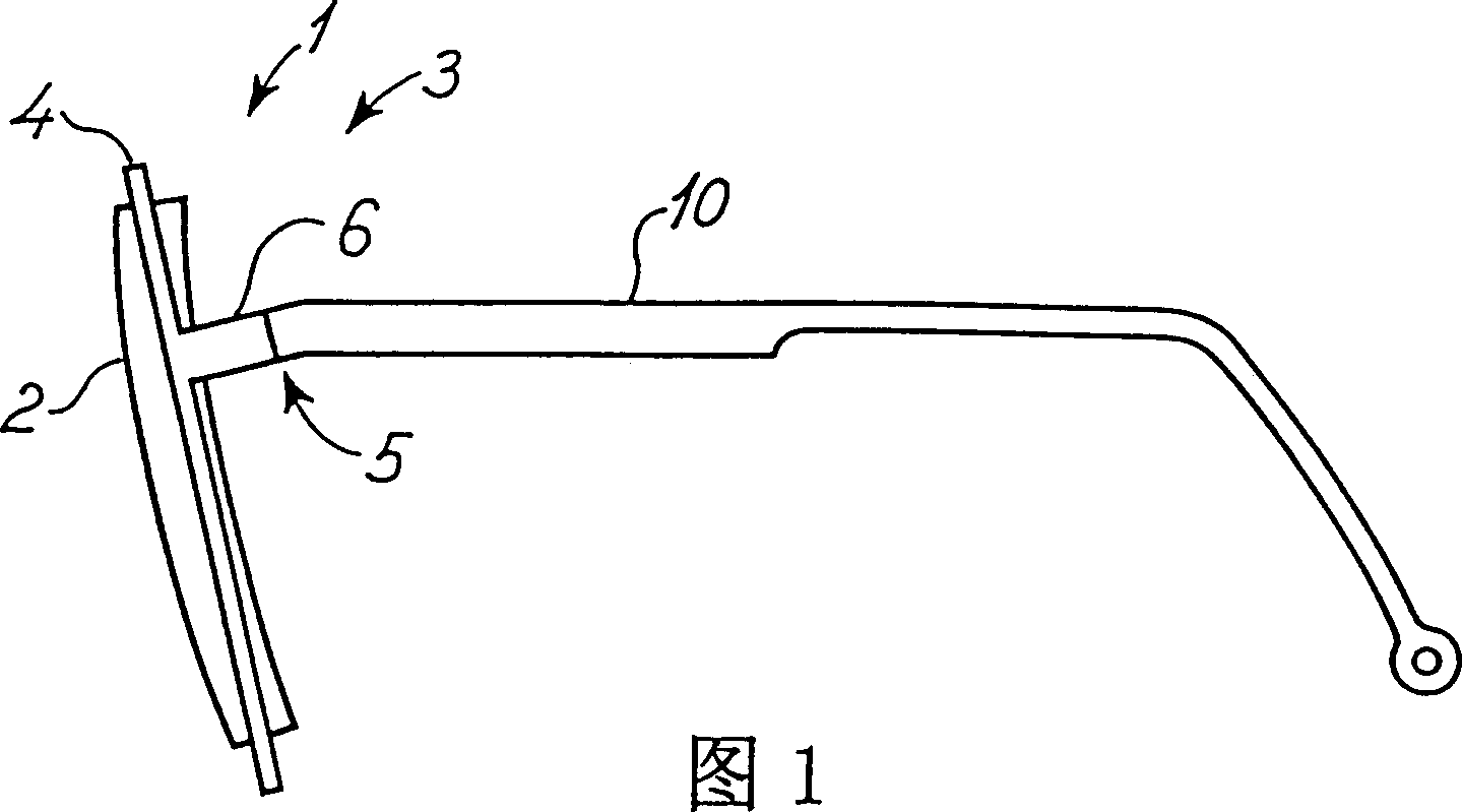 Eyelass frame, eyeglass, and method of manufacturing eyeglass frame