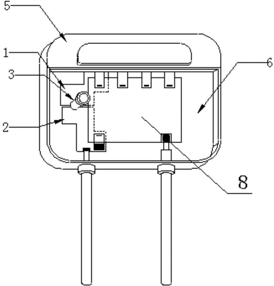 Intelligent chip short-circuit device used for intelligent photovoltaic module testing