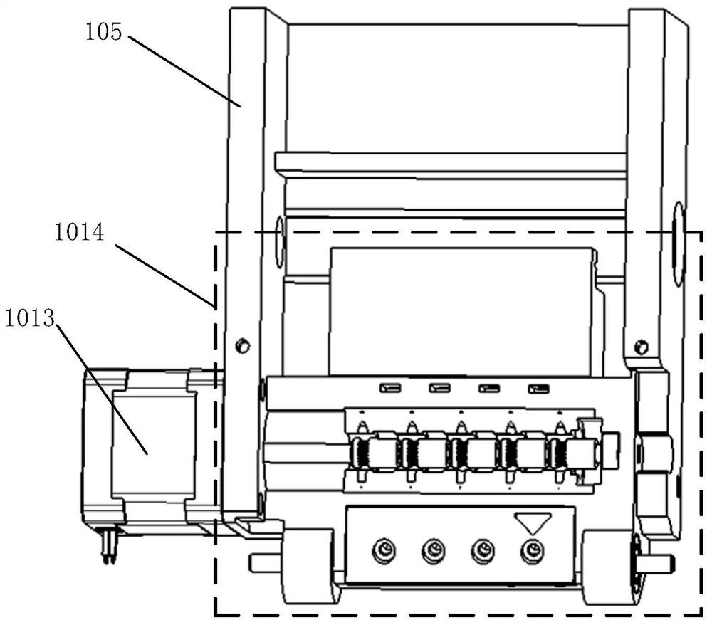 Printing color separation device, 3D printing system and 3D printing method