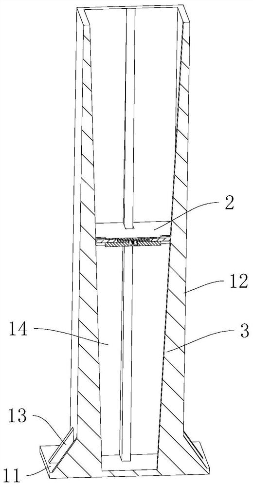Concrete-filled steel structural support columns