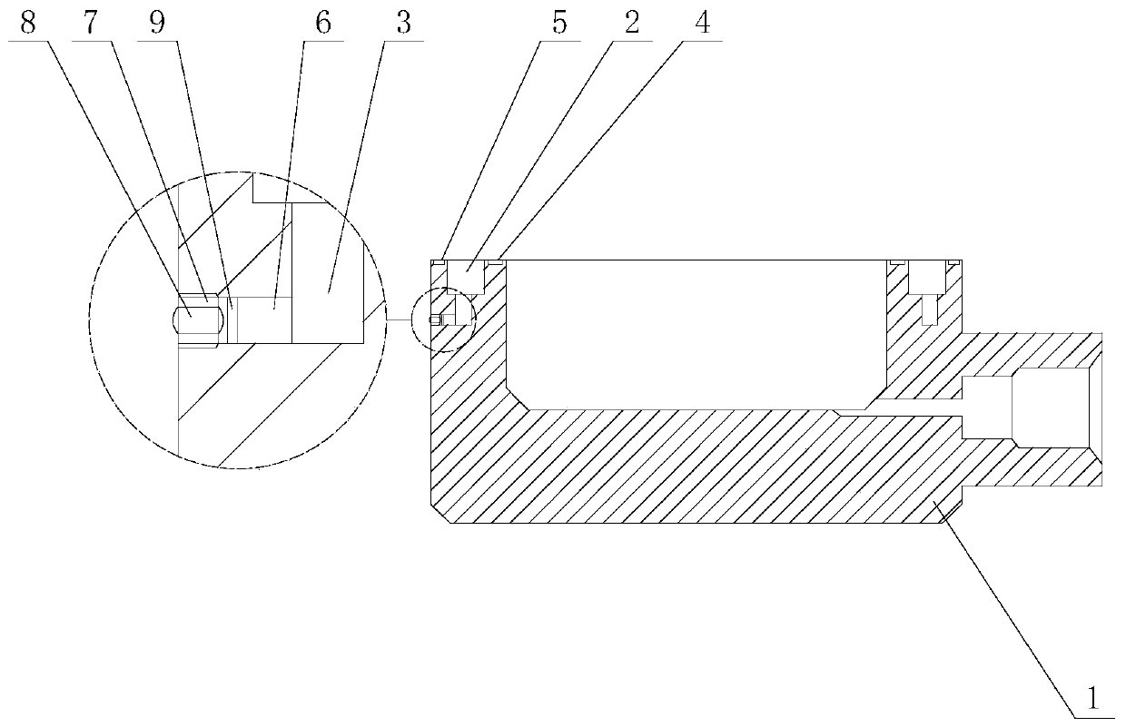 Cylinder cover and hydraulic cylinder provided with same