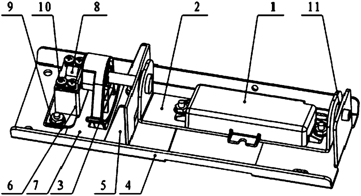 The adjustment mechanism and its installation structure applied to the camera shooting angle of the self-service terminal