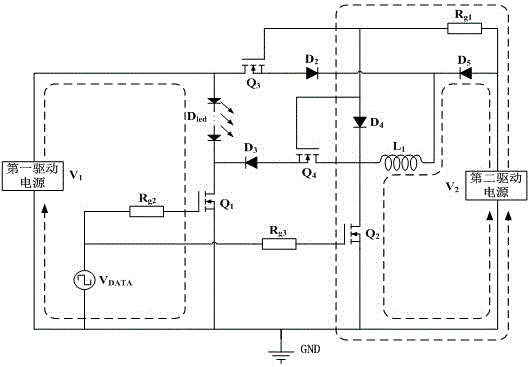 A resonant drive extraction circuit for led visible light communication