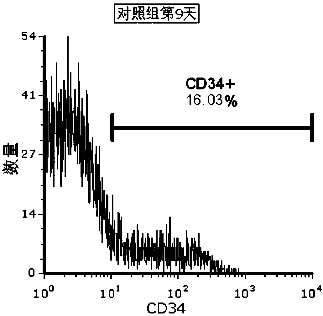 Culture method of CD34+ hematopoietic stem cells