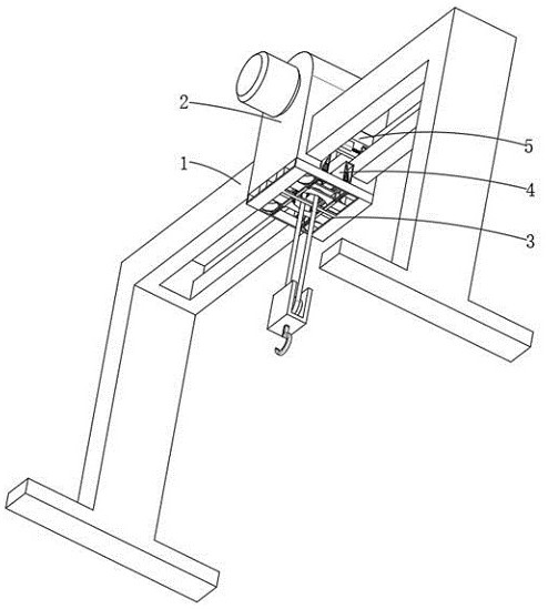 Self-adaptive positioning device for crane