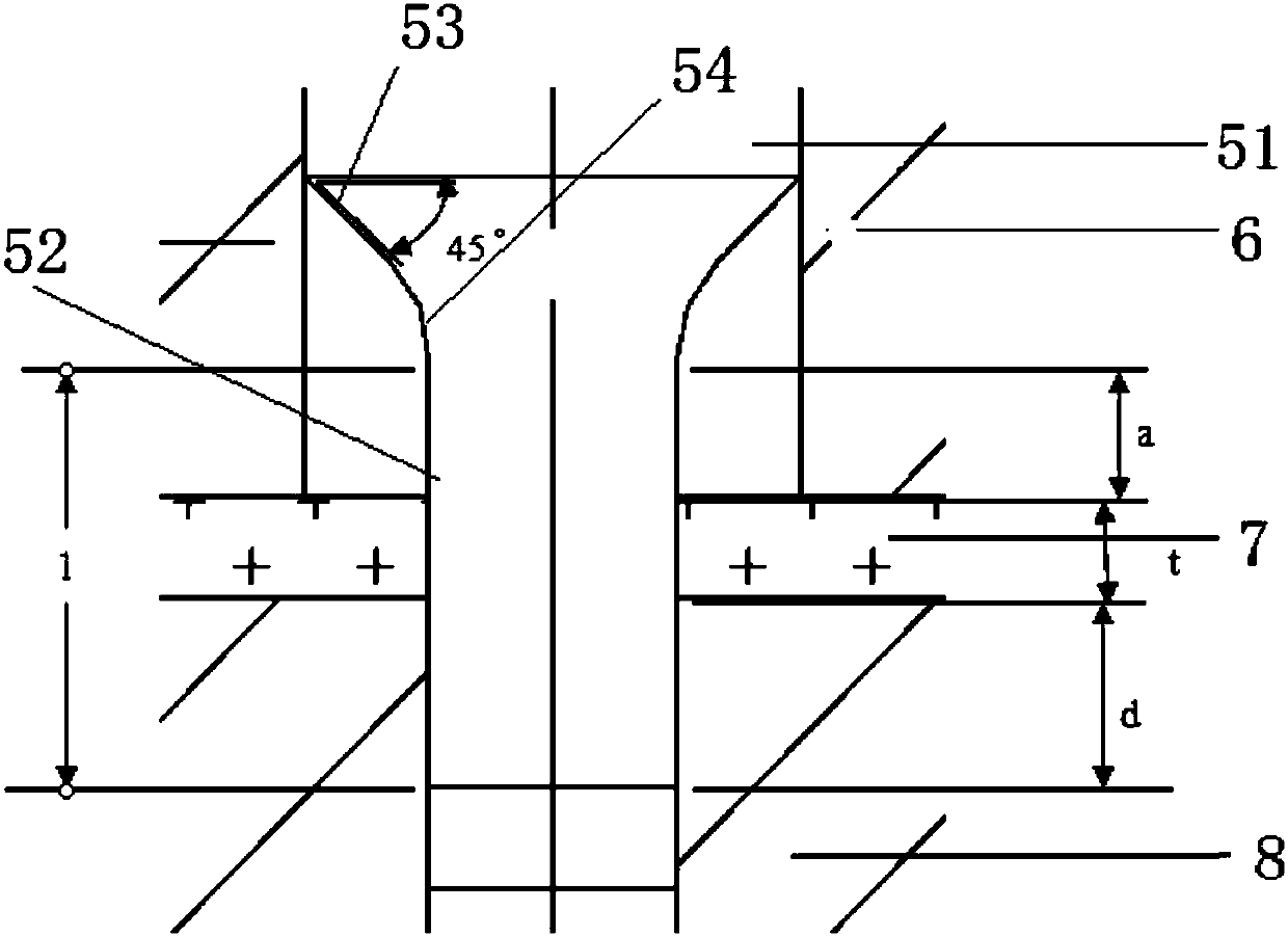 Plate punching die