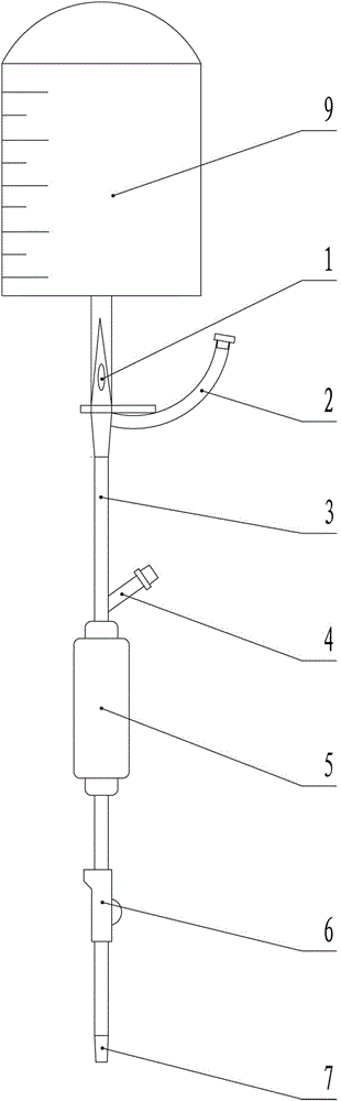 Nasal feeding device for nutrient solution