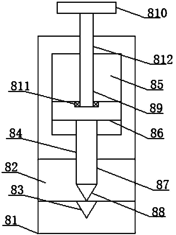 End portion double-control device for rotating mechanism