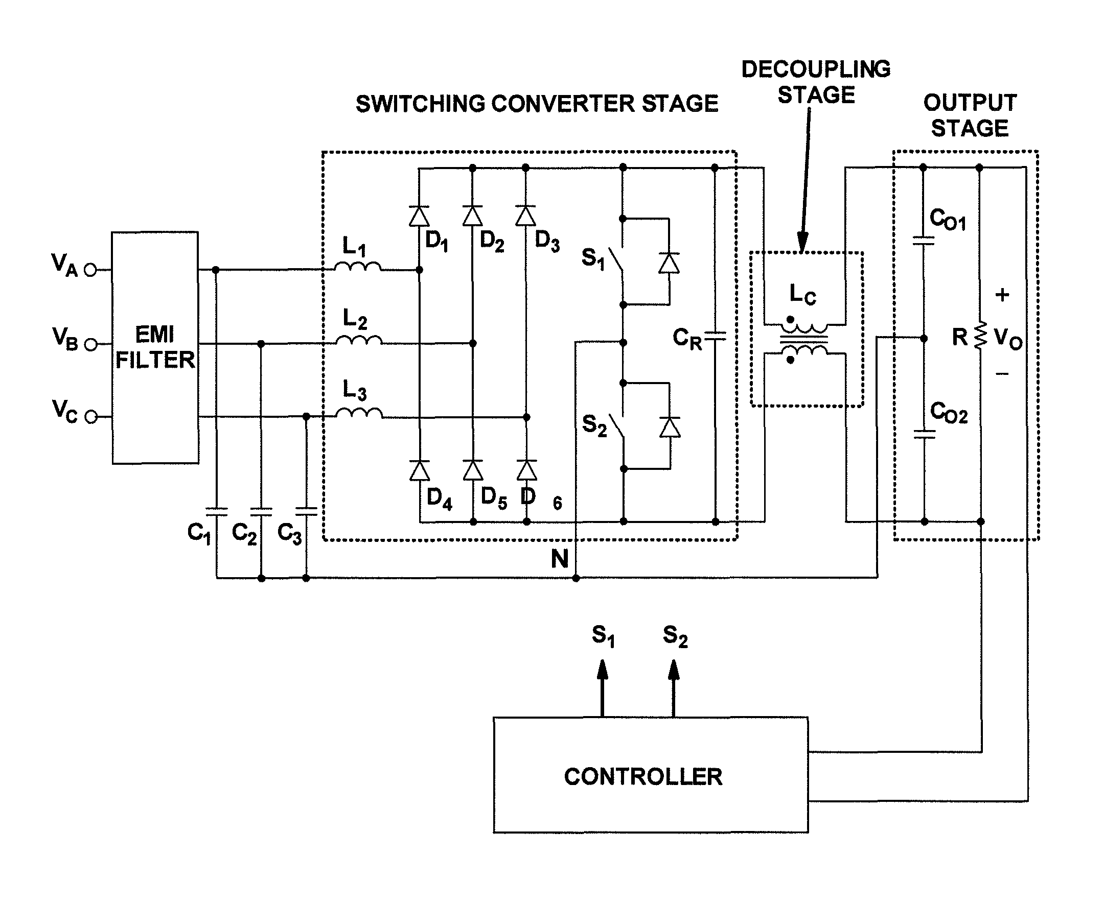 Three-phase soft-switched PFC rectifiers