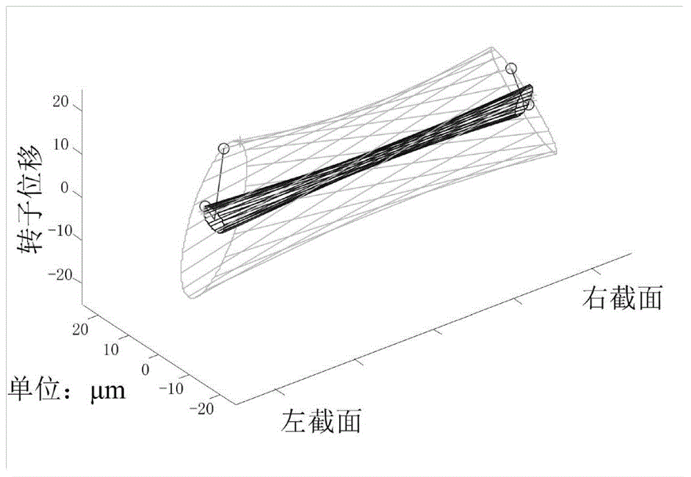 Dynamic balance suppression method for spatial vibration of high-speed rotor bearing system