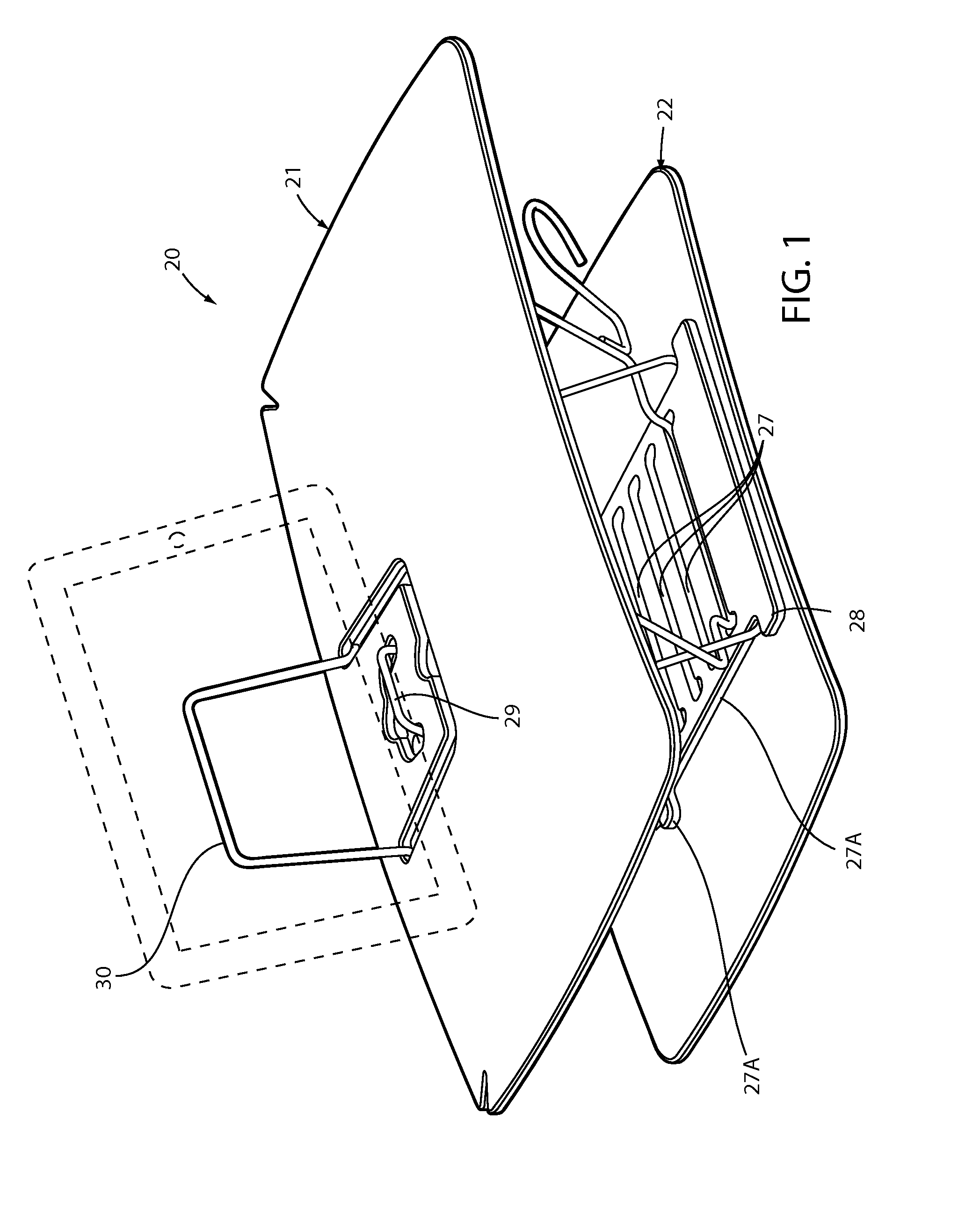 Adjustable laptop support for electronic devices