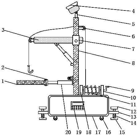 Novel small crane