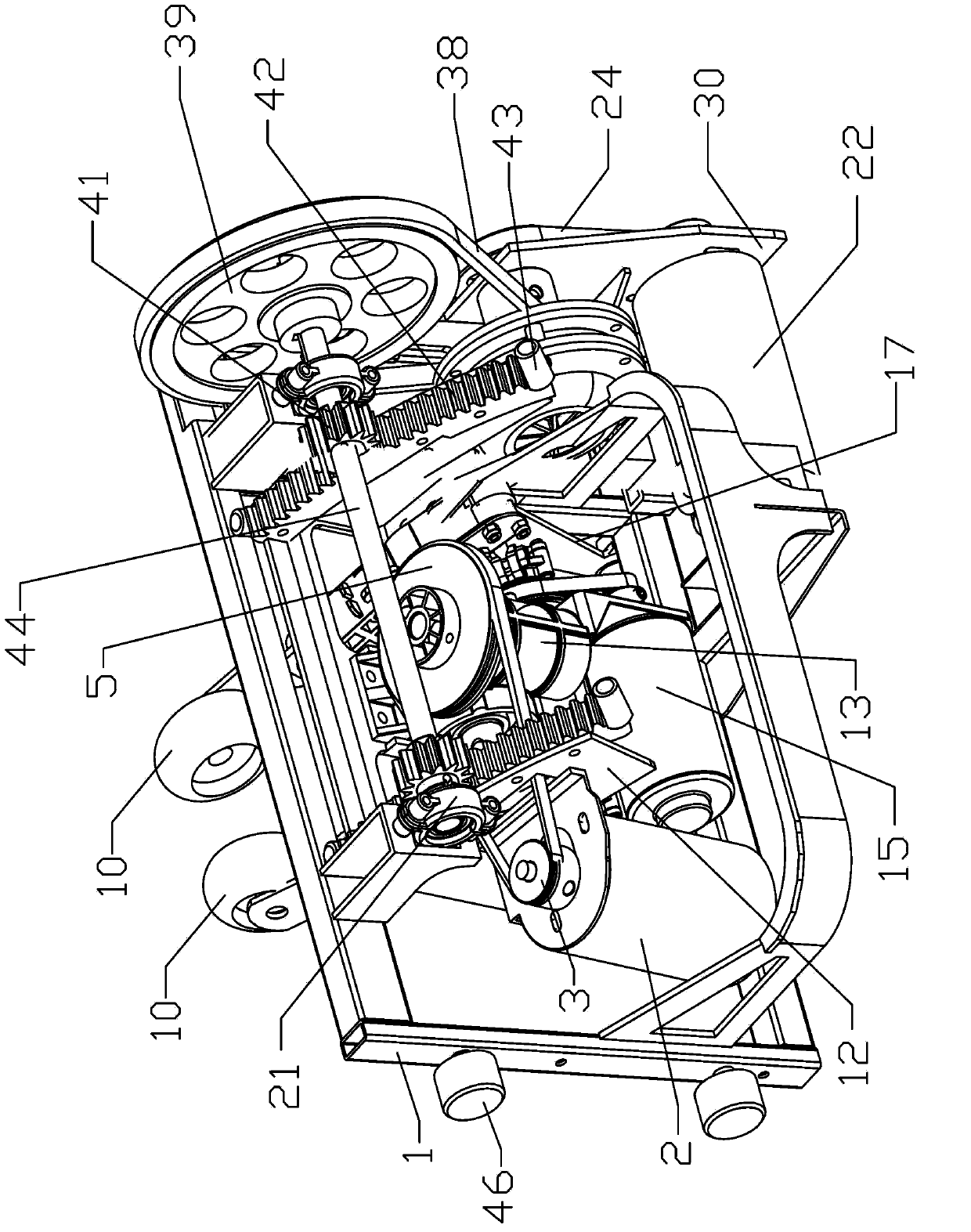 Three-dimensional massage device of massage armchair