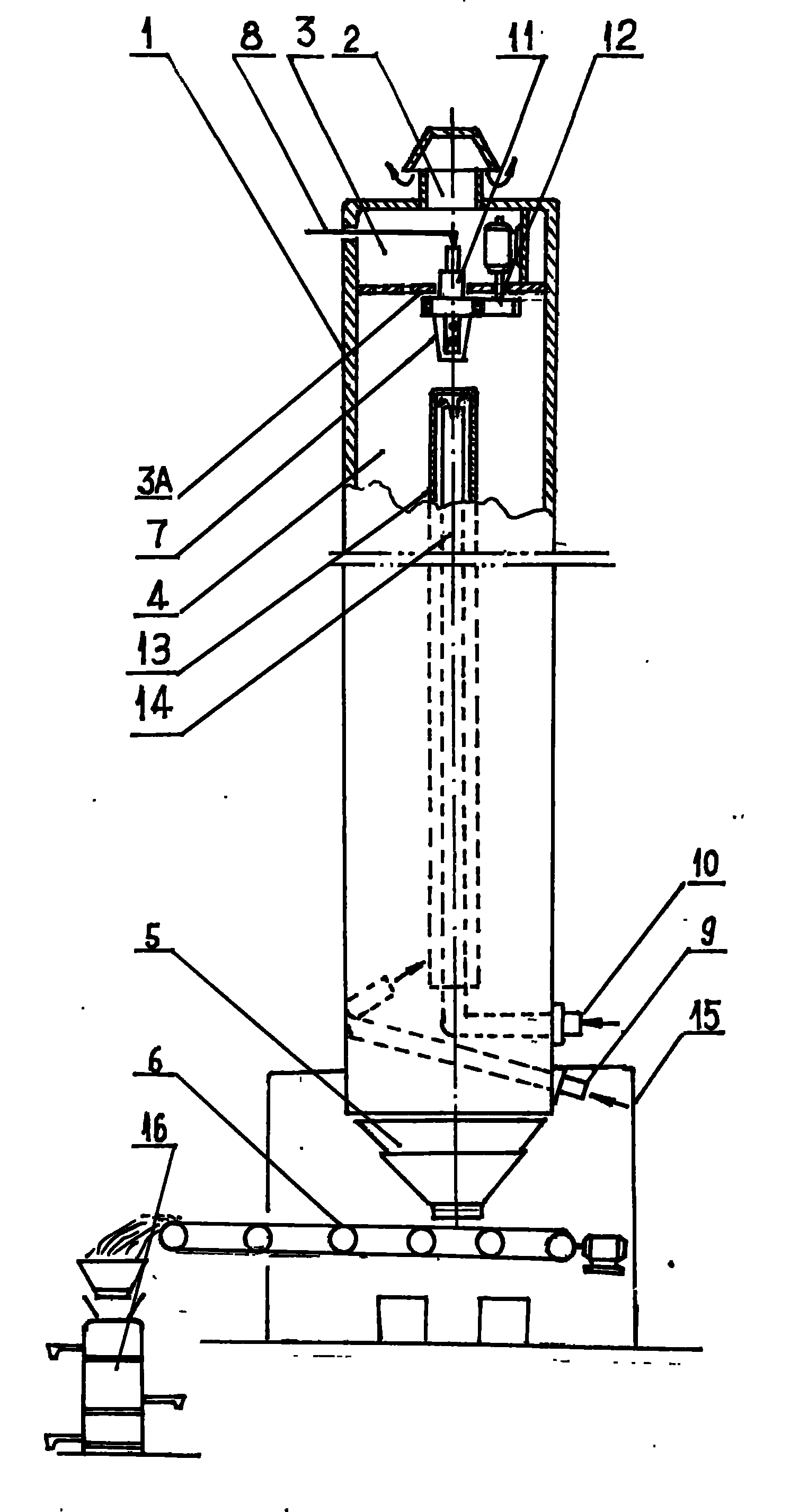 Sebacic acid molten atomizing granulating technology and device thereof