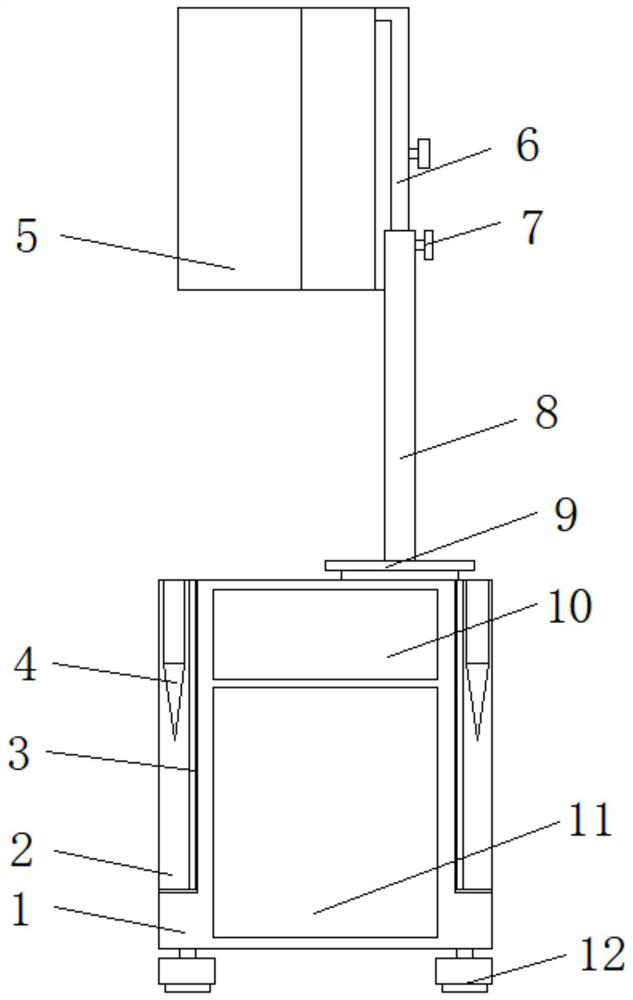 LED illuminating lamp device with adjustable illumination angle