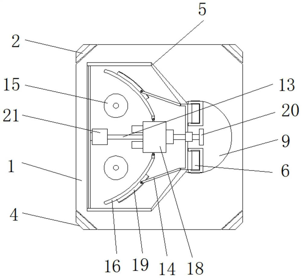 LED illuminating lamp device with adjustable illumination angle