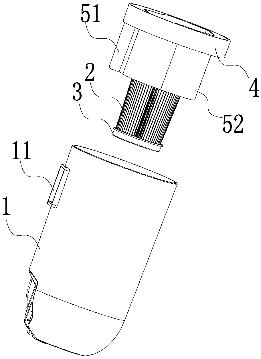 Cyclone filter device and dust collector