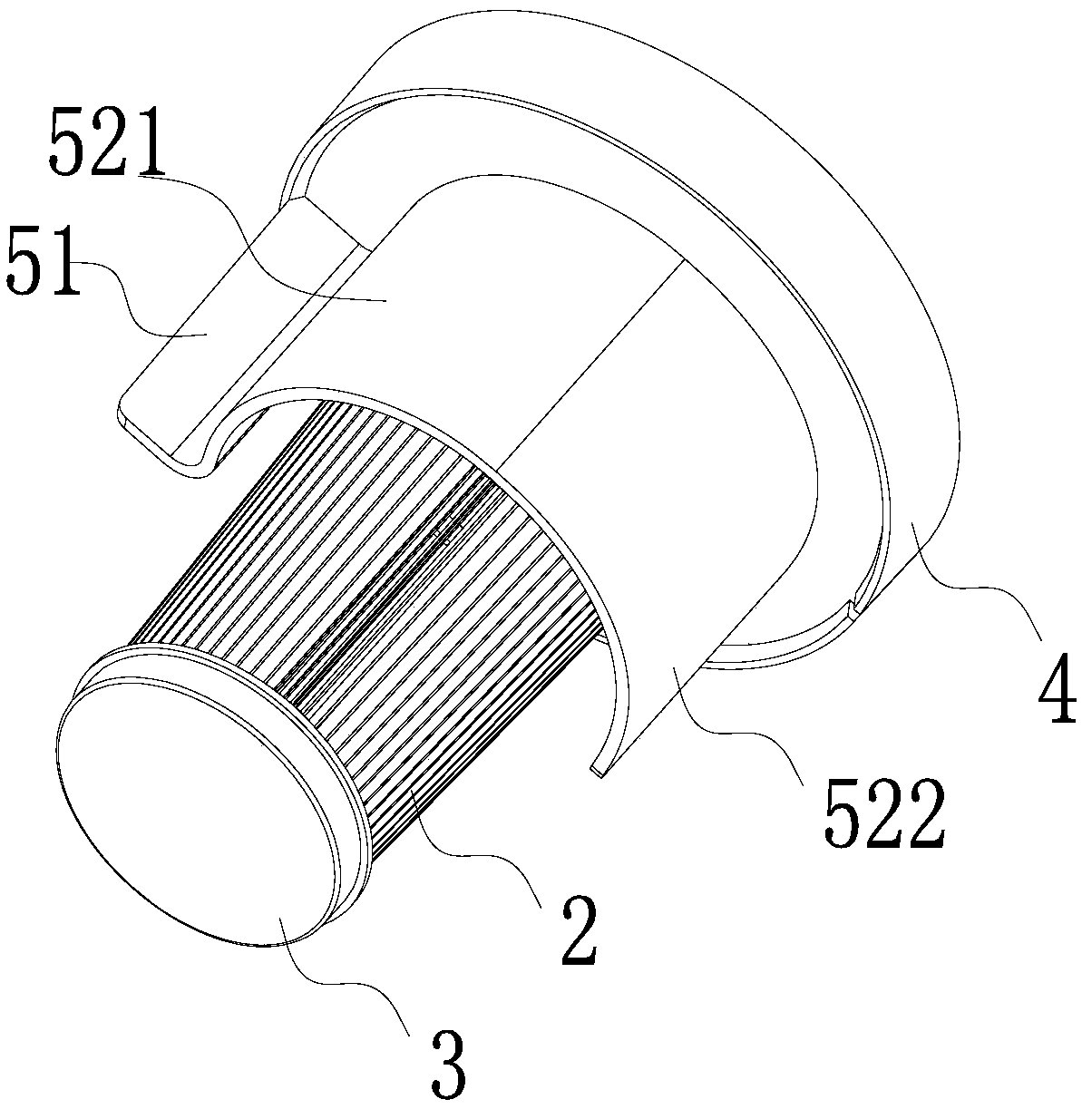 Cyclone filter device and dust collector