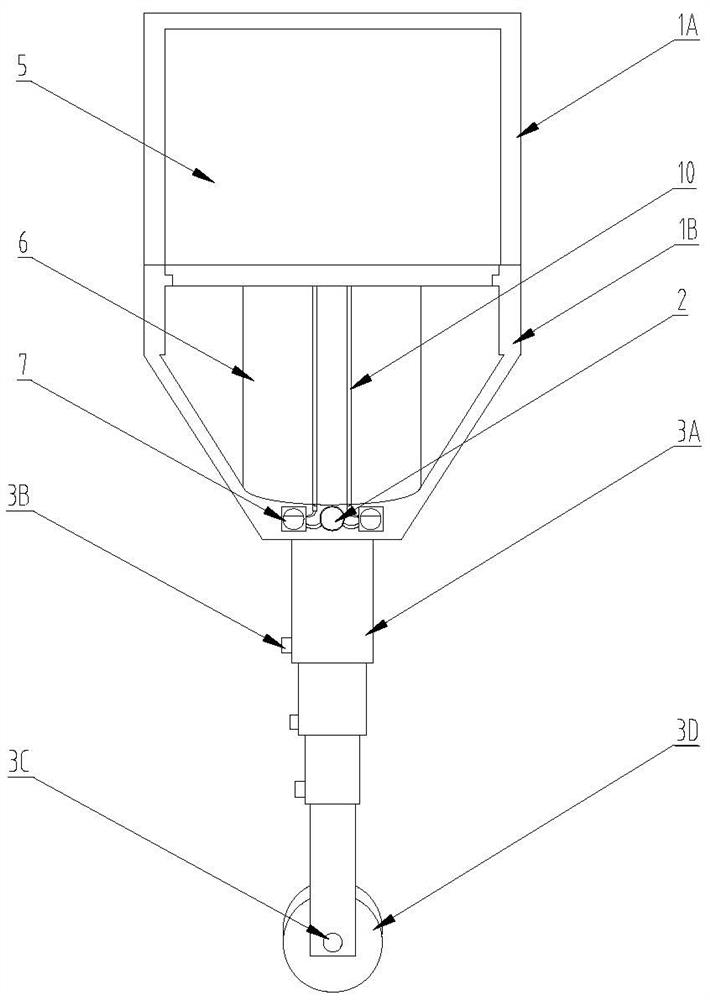 Field liquid fertilizer spraying device