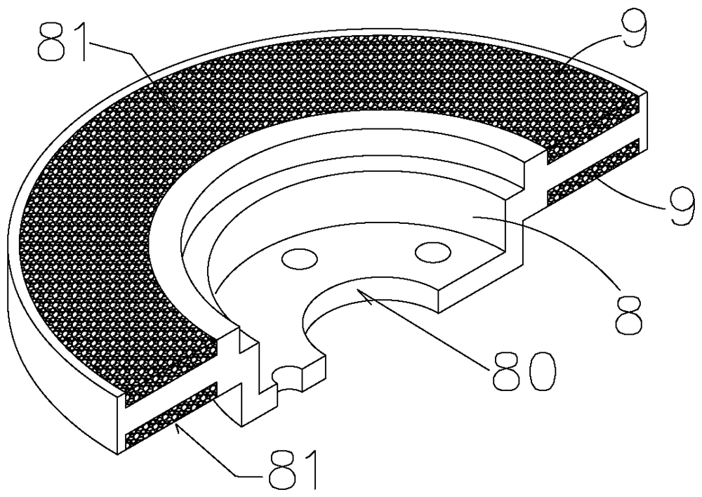 Power vehicle brake disc and preparation method thereof