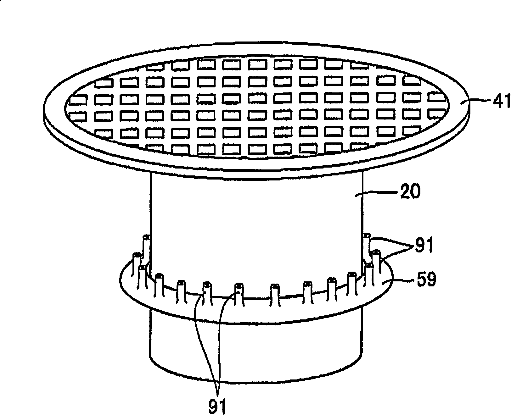 Apparatus for inspecting honeycomb structures
