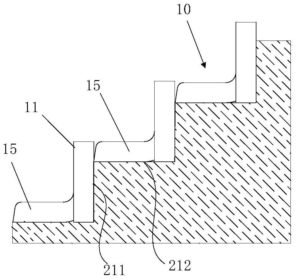 Slope protection brick and brick making mold