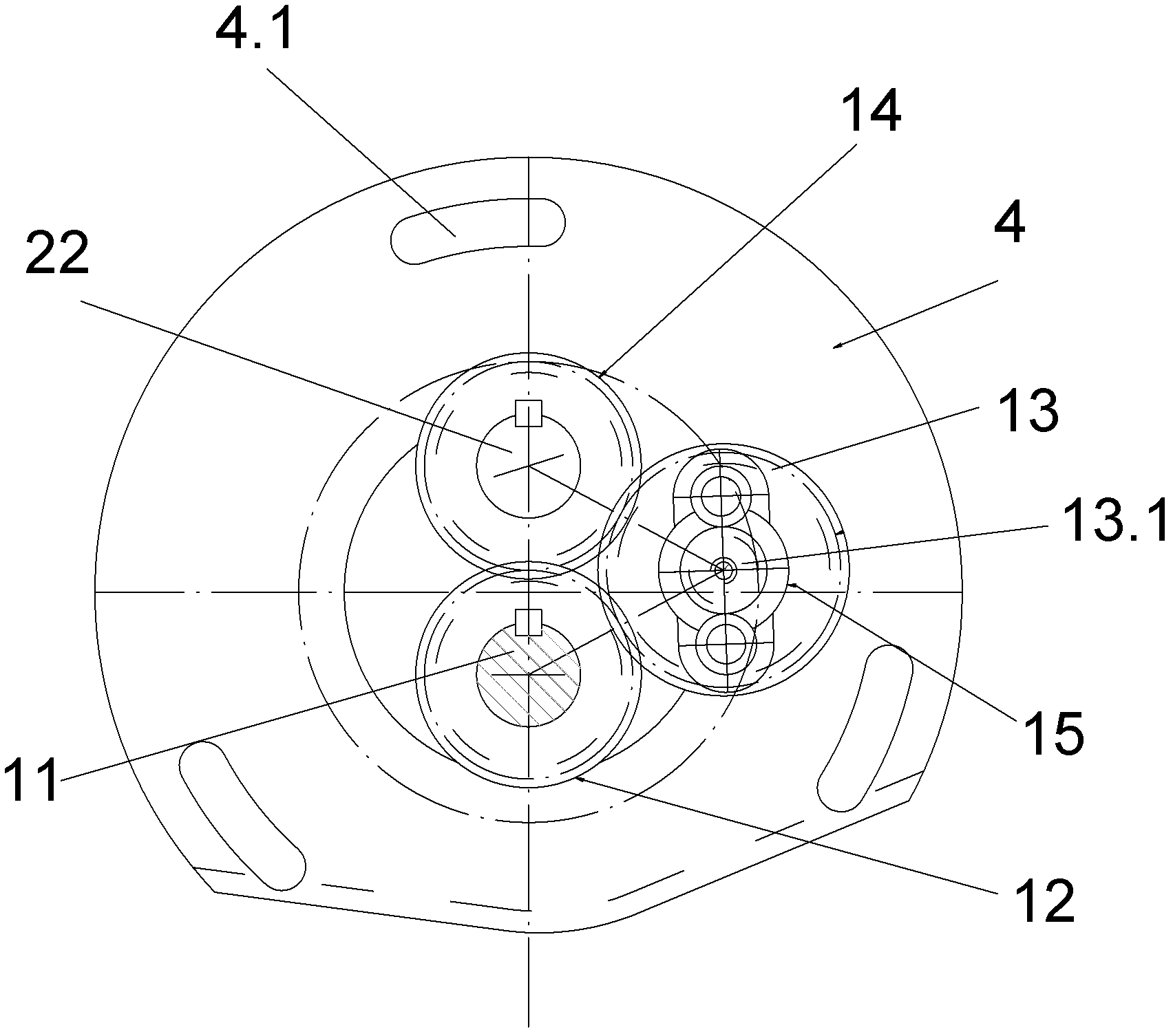 Numerical control servo indexing mechanism for crankshaft connecting rod neck