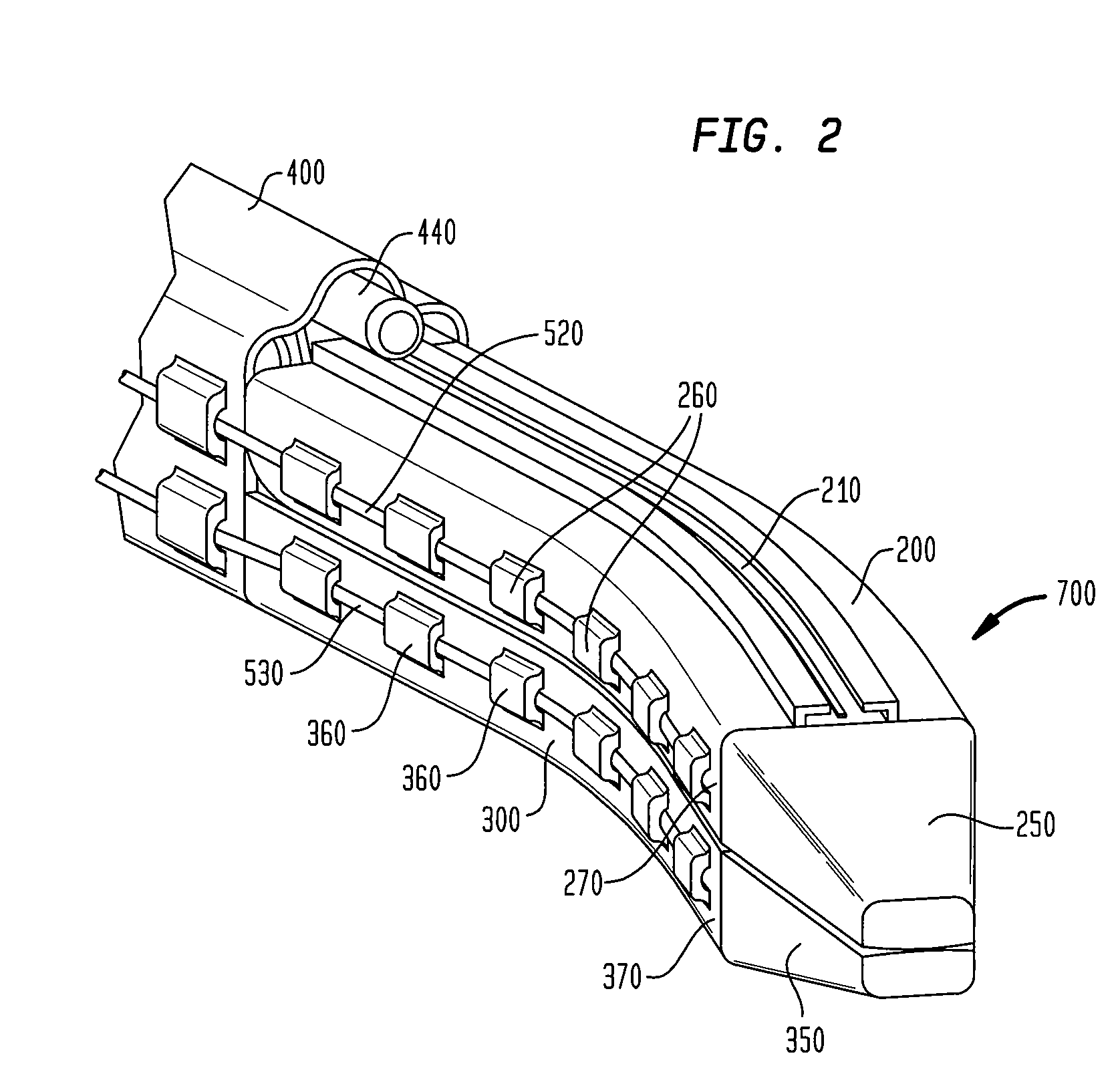 Surgical stapler with a bendable end effector