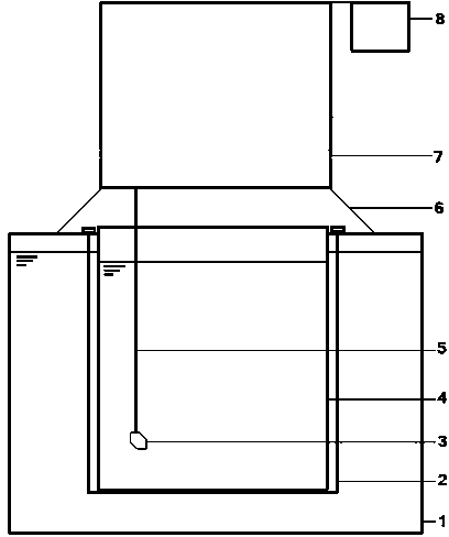 Method for growing crystals in crystal three-dimension motion solution