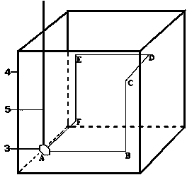Method for growing crystals in crystal three-dimension motion solution