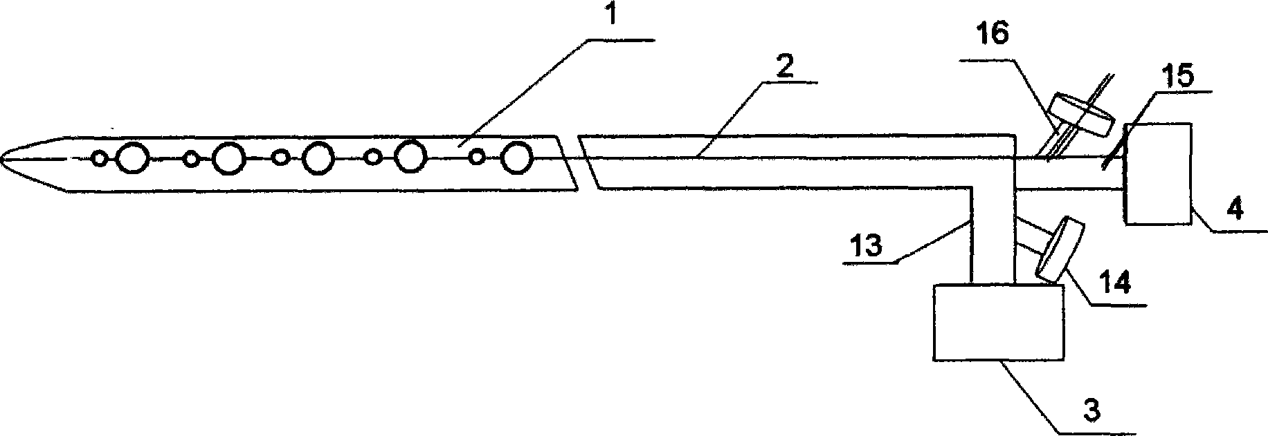 Gas-injection thrombosis-removal device and application thereof