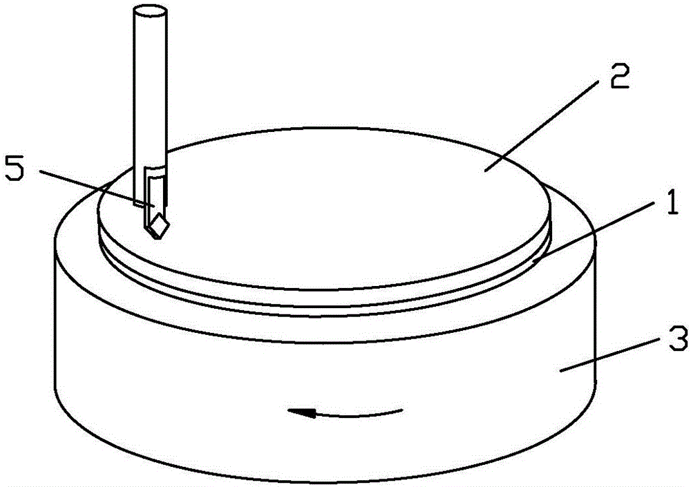 Single-abrasive-particle continuous scratching testing method for pre-pairing crisp and hard test piece through mutual reference method